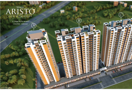 Vision Aristo - Ravet, Pune Vision Aristo Floor Plans - Ravet, Pune 2, 3 BHK Flats/Apartments for sale in Ravet Annex, Pune Vision Aristo - Projects in Ravet,Pune